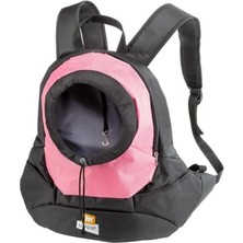 Calperia Geniş Açıklıklı Köpek ve Kedi Sırt Çantası - Pembe
