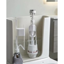 General Basmalı Vitrifiye Rezervuar Iç Takımı Ayarlanabilir Sessiz Dolumlu Klozet Rezervuar Mekanizması