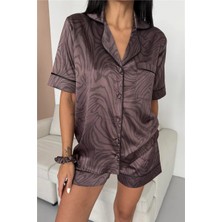 Coccolarsi Stagione Estiva Saten Kısa Pijama Takımı CSE3015