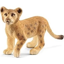 Calperia Otantik Yavru Aslan Figürü, El Boyaması Detaylarla