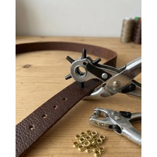 General Deri Delme Aparatı 2li Kemer Çanta Ayakkabı Delme Pensesi Seti