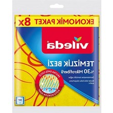 Calperia 8'li Paket Yüksek Emici Temizlik Bezi