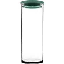 Calperia Şeffaf Cam Kavanoz | Plastik Kapaklı | 120 cc Kapasite