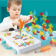 Calperia Yaratıcı 3D Tamir Seti - 340 Parça ve Pilli Matkap