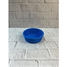 General Yuvarlak Çerezlik Lacivert Salon ve Masa Üstü Sunum Kasesi