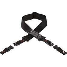 Calperia Dayanıklı Siyah Kırmızı Gitar Askısı