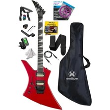 Calperia Kelly Kasa Elektro Gitar ile 2x Zebra Humbucker Manyetik