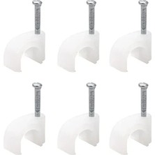 Calperia 100 Adet Kablo Tutucusu Kroşe - 1 Numara 4x6 mm