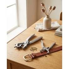 General Kemer Delme Pensesi 2li Set Deri Ürünler Için Pratik Delik Açma Aparatı