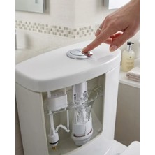 General Klozet Rezervuar Iç Takımı Basmalı Sistem Ayarlanabilir Şamandıralı Su Tahliye Mekanizması