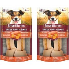 Smart Bones Tatlı Patatesli Orta Irklar Için Düğümlü Köpek Ödül Kemiği (2li) 158GR x 2 Adet