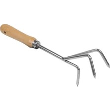 Calperia Kısa Saplı Paslanmaz Çelik Çatallı Kültüvatör