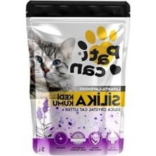 Calperia 8 Adet Lavanta Kokulu Silika Kristal Kedi Kum 5lt