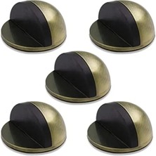 Calperia Yarımay Kapı Stoperi, Yapışkanlı Metal, Antik Sarı, 5 Adet