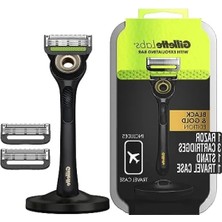 Calperia Zahmetsiz Tıraş Için Profesyonel Tıraş Seti - Gold Edition