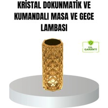 Kristal Rgb Led’li Kumandalı Masa ve Gece Lambası – Renkli Işık Modlarıyla Şık Dekoratif Aydınlatma