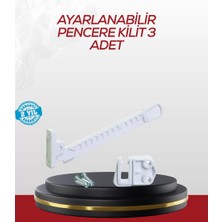 General Içe Açılan Camlar Için Emniyet Kilidi Seti 3’lü
