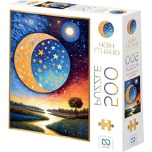 Calperia Profesyonel Hobi Için 500 Parça Ay ve Manzara Puzzle