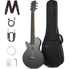 Calperia Siyah Renk Elektro Akustik Gitar - Dayanıklı ve Şık