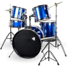 Calperia 22'' Yetişkin Akustik Bateri Davul Seti - 5 Parça Üst Düzey Kalite