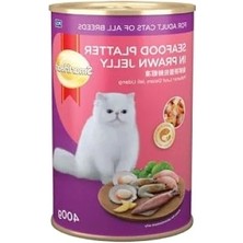 Calperia Jöleli Deniz Ürünleri Tabağı - Karidesli Kedi Konservesi, 400 gr
