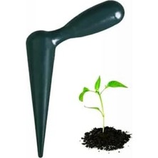 Calperia Ergonomik Plastik Fide Dikme Aparatı, Yeşil Fidan Aleti