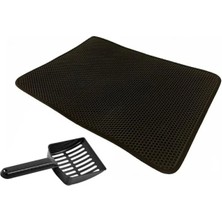 Calperia Kürek ve Elekli Kedi Tuvalet Önü Paspası Set 60 x 43 cm