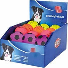 Calperia Köpekler Için Yüzen Natürel Kauçuk Fosforlu Top 6 cm