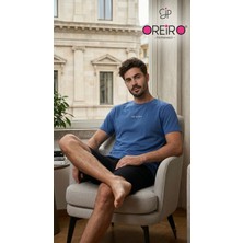 OREİRO Şortlu Erkek Pijama Takımı