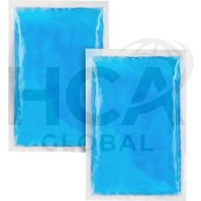 2 Adet Sıcak Soğuk Kompres Jel Buz Paketi - Tekrar Kullanılabilir Soğutucu Isıtıcı Jel 26X35 cm