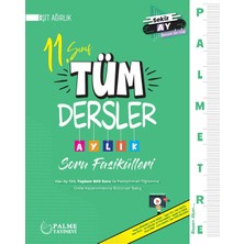 Palme Yayınevi Hazırlık 11. Sınıf Tüm Dersler Aylık Soru Fasikülleri Eşit Ağırlık