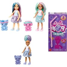 Calperia Renk Değiştiren Barbie Chelsea Pop Reveal Bebek Seti