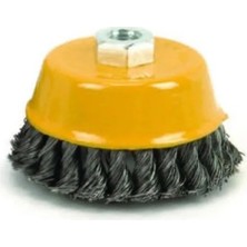 Calperia 65 mm Burgulu Kübik Metal Fırça – Endüstriyel Temizlik Için