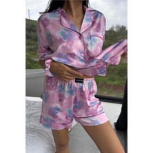 Coccolarsi Colori Del Mondo Saten Kısa Pijama Takımı CDM2261