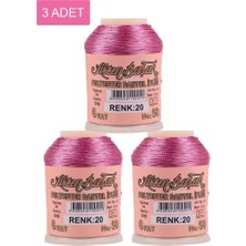 General 3 Adet Altınbaşak Oya ve Dantel Ipi 20 gr - Royaleks - No: 020