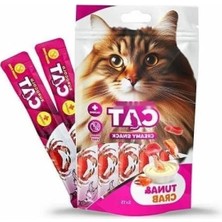 Calperia Yengeç Aromalı Sıvı Kedi Ödülü 5X15 gr