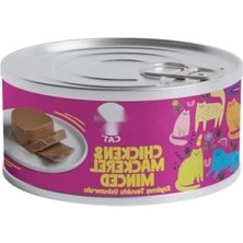 Calperia Tavuklu ve Uskumrulu Lezzetli Yaş Kedi Maması, 85 gr