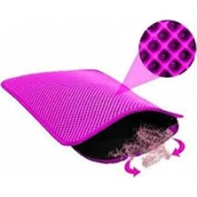 Calperia Elekli Kedi Tuvalet Önü Paspası - Pembe, 60X42 cm