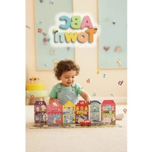 Calperia Çocuklar Için Eğlenceli Abc Town Çok Amaçlı Aktivite Seti