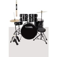 Calperia 22'' Yetişkin Akustik Bateri Davul Seti - 5 Parça Profesyonel