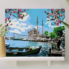 Calperia Numaralı Boyama Tuval Seti - 40X50 cm