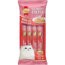 Calperia Somon Aromalı Kedi Ödülü, 4X15 gr Paket