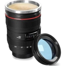 Calperia 350 ml Kapasiteli Objektif Görünümlü Kahve ve Çay Termos Kupa