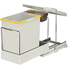 Calperia Pratik Dolap Içi Raylı Çöp Kovası - 20 Litre