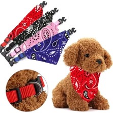 Calperia Kırmızı Köpek Boyun Tasması ve Önlük Seti, No 410 (Küçük)