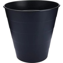 Calperia Polipropilen Çöp Kutusu, Siyah, 28 x 28 x 28 cm