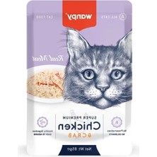 Calperia Tavuklu & Yengeçli Yaş Kedi Maması - 12 x 85 G Pouch