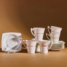 Calperia Porselen Kahve Fincanı - 6 Kişilik Set