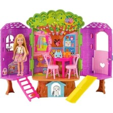 Calperia Chelsea ve Yavru Köpeği ile Ağaç Evi Oyun Seti