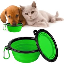 Calperia Katlanabilir Silikon Mama ve Su Kabı - 350 ml